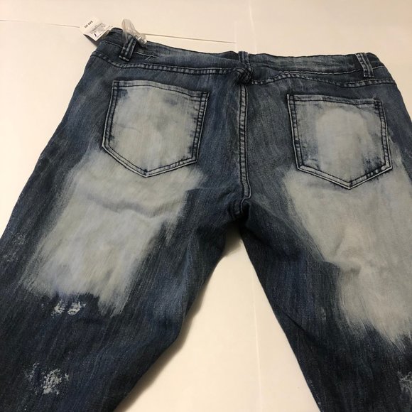 Ashley Stewart Jeans | Ashley Stewart Womens Distressed Jeans Nwt Size6